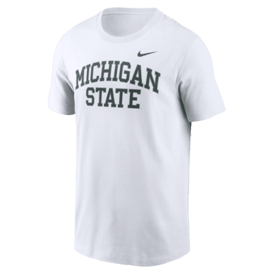 Playera universitaria Nike para hombre Michigan State Spartans Blitz