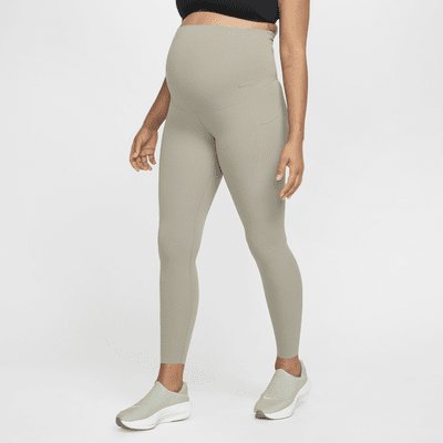 Leggings de maternidad de tiro alto de 7/8 de baja sujeción con bolsillos para mujer Nike Zenvy (M)