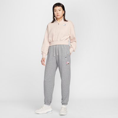 ナイキ スポーツウェア ウィメンズ オーバーサイズド クォータージップ クロップド スウェットシャツ