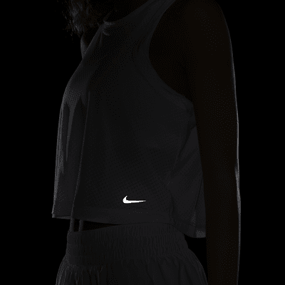 Camiseta de tirantes Dri-FIT cropped para mujer Nike One Classic Breathe