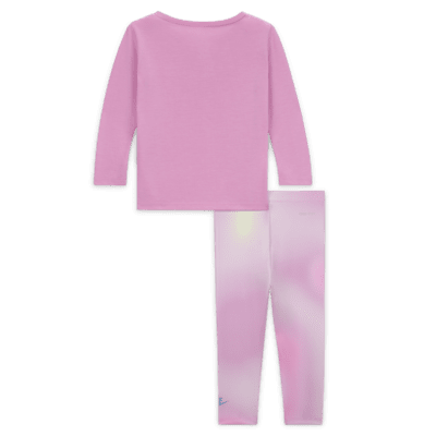 Nike Dri-FIT Baby (12-24M) Long Sleeve T-Shirt and Leggings Set