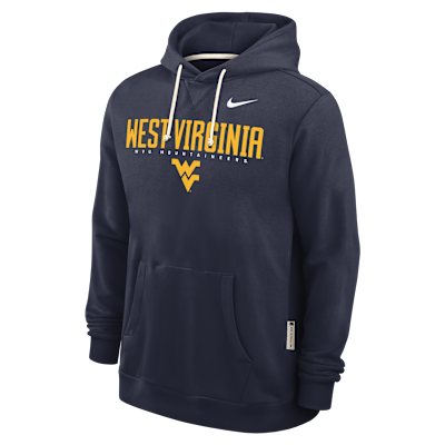 West Virginia Sideline Men's Nike Dri-FIT College Pullover Hoodie