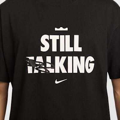 レブロン "Shut Up and Dribble" ナイキ メンズ バスケットボール Tシャツ