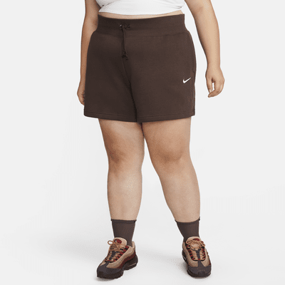 Nike Sportswear Phoenix Fleece Women's High-Waisted Loose Shorts (Plus Size)