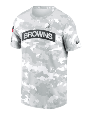 Мужская футболка Cleveland Browns Salute to Service Edge Arch Nike Dri-FIT NFL