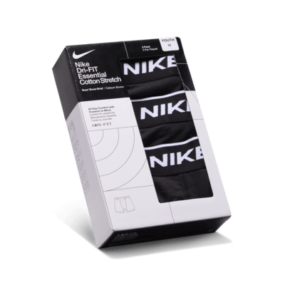 Nike Big Kids' Boxer Briefs (3-Pack)