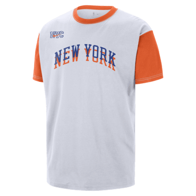 New York Knicks Courtside City Edition Men's Nike NBA T-Shirt