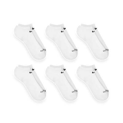 white nike socks no show