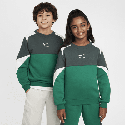 Nike Air-sweatshirt med rund hals til større børn