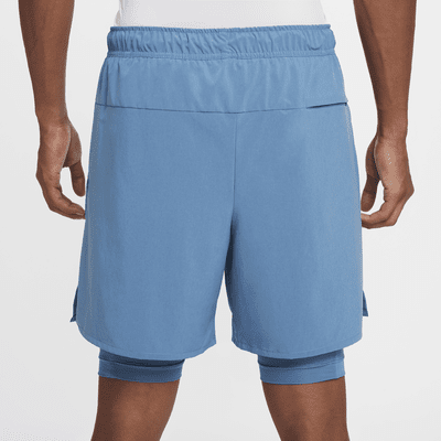 Shorts versátiles Dri-FIT de 18 cm 2 en 1 para hombre Nike Unlimited