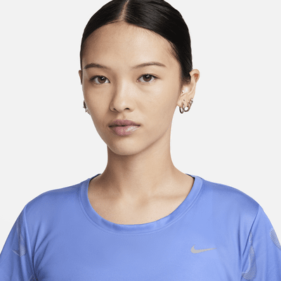 Nike Dri-FIT Swoosh Women's Short-Sleeve Printed Running Top