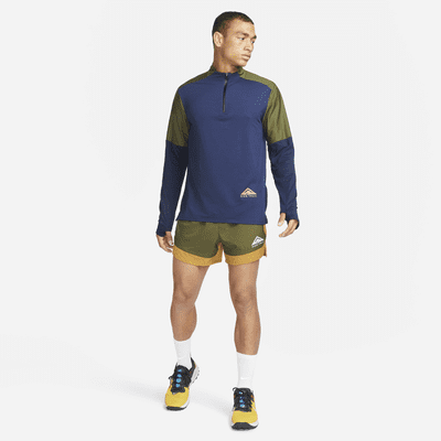 Playera de trail running con medio cierre para hombre Nike Dri-FIT Trail Element