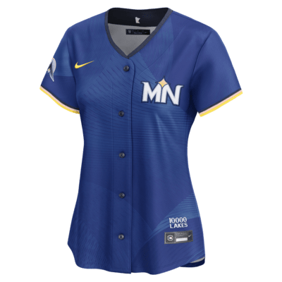 Jersey Nike Dri-FIT ADV de la MLB Limited para mujer Minnesota Twins City Connect