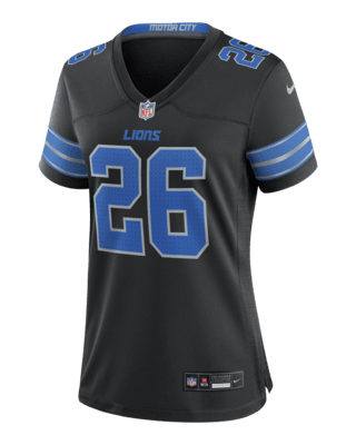 Женские джерси Jahmyr Gibbs Detroit Lions Nike NFL Game Football Jersey для футбола