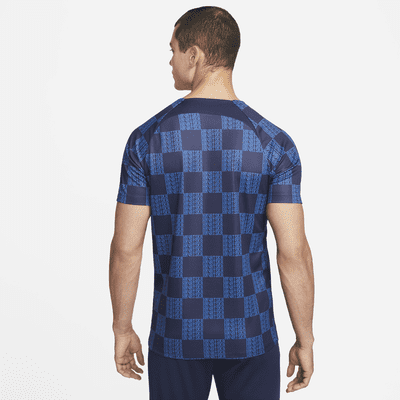 Playera de fútbol para antes del partido Nike Dri-FIT para hombre ...