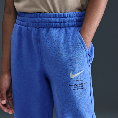 Joggery z dzianiny dla dużych dzieci (chłopców) Nike Sportswear