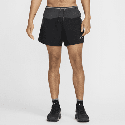 Short de running avec sous-short intégré 13 cm Dri-FIT ADV Nike Trail Second Sunrise pour homme