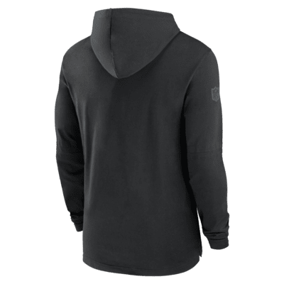 Philadelphia Eagles Sideline Men's Nike Dri-FIT NFL Long-Sleeve Hooded Top