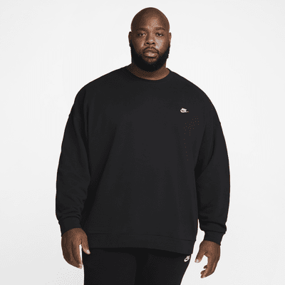 Nike Club Fleece Bol Kesimli Fransız Havlu Kumaşı Erkek Crew Üstü