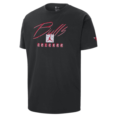 Chicago Bulls Jordan Courtside Max 90 T-Shirt - White - Mens