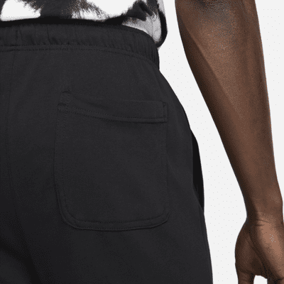 Nike Mens Cuffed Jogger Cotton Jersey Light Sweatpants BlackWhite  804461010 Size 2XLarge  Amazonin Fashion