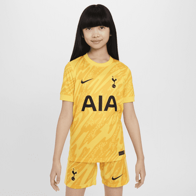 Tottenham Hotspur 2024/25 Stadium Goalkeeper Big Kids' Nike Dri-FIT Soccer Short-Sleeve Replica Jersey