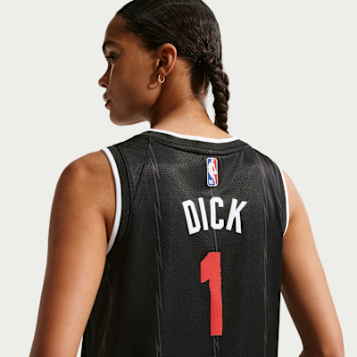 Jersey Nike de la NBA Swingman para hombre Gradey Dick Toronto Raptors City Edition