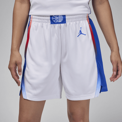 Frankrijk Limited Home Jordan basketbalshorts voor dames