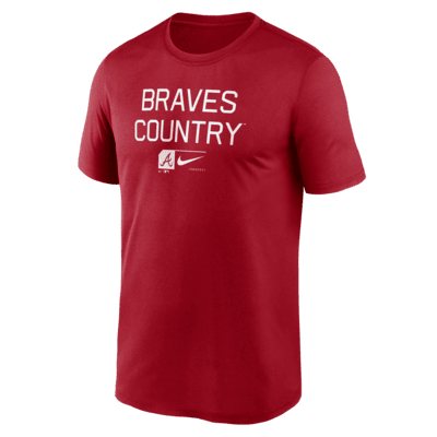 Atlanta Braves Knockout Legend Men's Nike Dri-FIT MLB T-Shirt. Nike.com