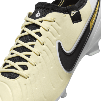 Tacos de fútbol de corte low para terreno firme Nike Tiempo Legend 10 Elite