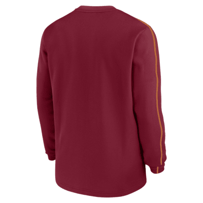 Playera de manga larga universitaria Nike para hombre USC Trojans Sideline Coach