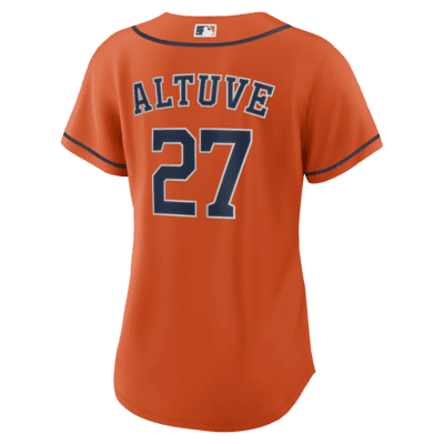 MLB Houston Astros (Jose Altuve) Women's Replica Baseball Jersey