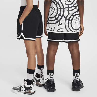 Shorts de básquetbol de 13 cm para niños talla grande Nike DNA