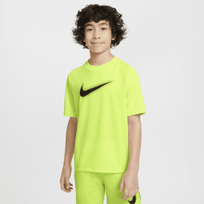 Playera de entrenamiento con gráfico Dri-FIT para niño talla grande Nike Multi