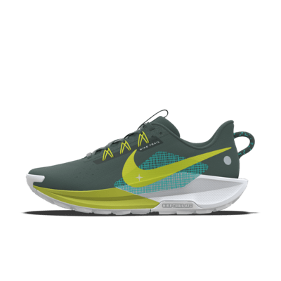 Nike Pegasus Trail 5 By You Custom Trail Running Shoes Extra Wide