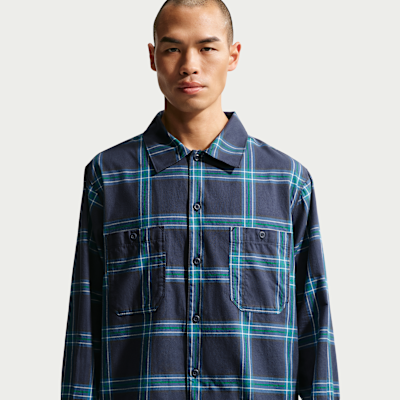 나이키 라이프 남성 긴팔 플란넬 셔츠