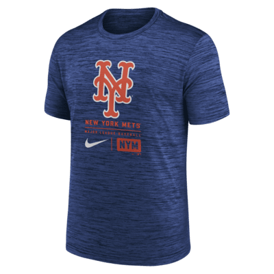Мужская футболка New York Mets Large Logo Velocity