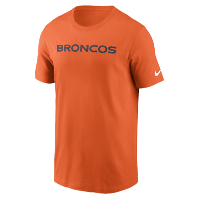 Playera Nike de la NFL para hombre Denver Broncos Primetime Wordmark Essential