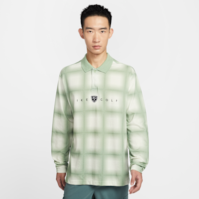 ナイキ フェアウェイ フレッシュ メンズ Dri-FIT ロングスリーブ ルーズフィット ゴルフポロ