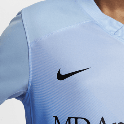 Jersey Nike Dri-FIT de la NWSL replica del Houston Dash visitante 2024 Stadium para niños talla grande