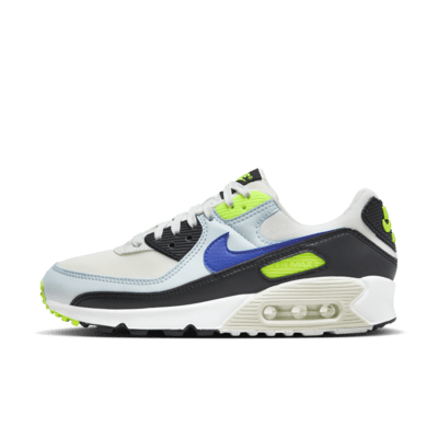 Nike Air Max 90's/ Custom Air Max/Neon Green/Yellow/UK 5 Youth Shoes