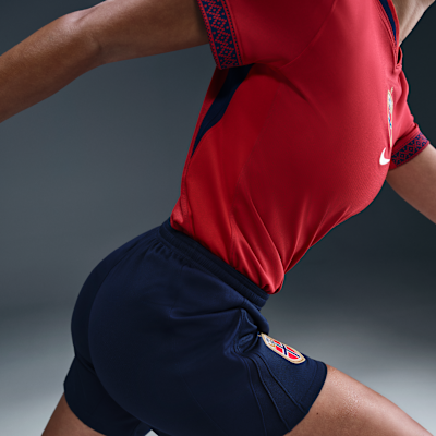 Noorwegen 2025/26 Stadium Thuis Nike Dri-FIT replicavoetbalshorts voor dames