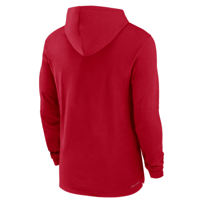 Arizona Wildcats Sideline Men's Nike Dri-FIT College Long-Sleeve Hooded Top