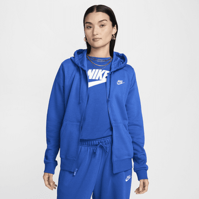 Sudadera con gorro de cierre completo para mujer Nike Sportswear Club Fleece