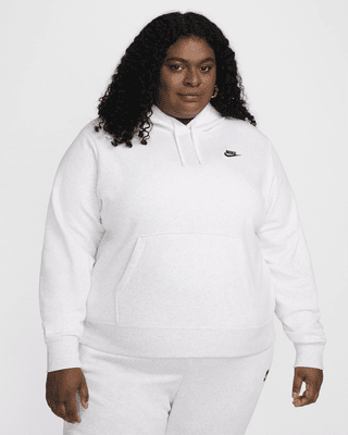 Женское худи Nike Sportswear Club Fleece Pullover Hoodie (Plus Size)