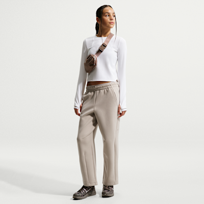 Nike MAVN Girls' Dri-FIT Ribbed Long-Sleeve Top