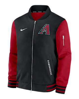 Мужская куртка Arizona Diamondbacks Authentic Collection Dugout Nike MLB Full-Zip Bomber