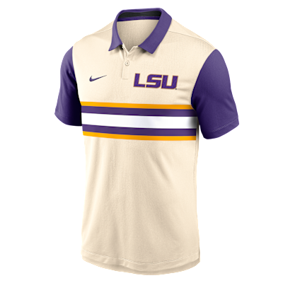 LSU Vapor Primary Logo Men's Nike Dri-FIT College Polo