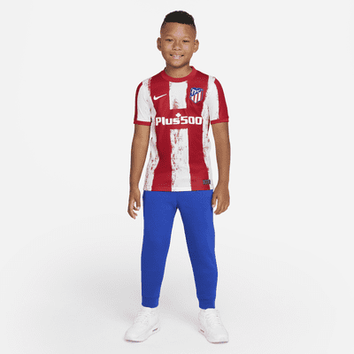 Atlético Madrid 2021/22 Stadium Home Older Kids' Football Shirt. Nike NL