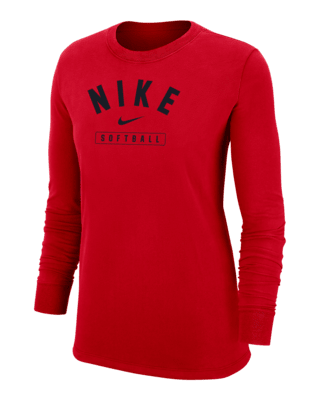 Женская футболка Nike Softball Long-Sleeve